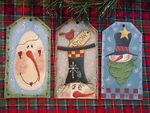 #5011 Paper Tags Winter Ornies