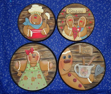 #ep6045 Gingerbread Stove Burner Covers